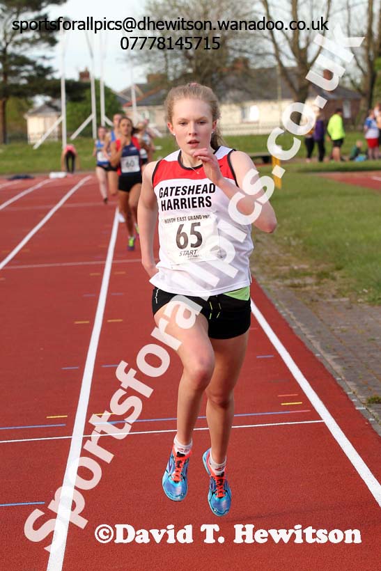 Jimmy Hedley 800 metres, North East Grand Prix, Monkton Stadium, Jarrow. Photo: David T. Hewitson/Sports for All Pics
